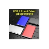 500G / 1T / 2T Tragbare externe Festplatte USB 3.0 HDD Storage-kompatible Festplatte
