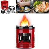 Portable Cooking Stove Outdoor Pocket 8 Wicks Kerosene Stove Burner for Camping Heaters Equipment