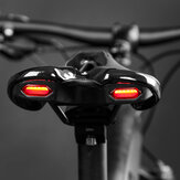 Yol Bisikleti Sele MTB Bisiklet Koltuğu Uyarı Arka Işık USB Şarjlı PU Nefes Alabilen Yumuşak Koltuk Yastığı Dağ Bisikleti Yarışı