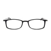 ポータブル TR90 アンチブルーライト老眼老眼鏡 + ケース超薄型紙高精細樹脂ブックマークメガネ男性 & 女性