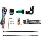 Sensore di livellamento automatico del letto 3D nero/bianco/trasparente Touch Module + ISP Pinboard + Burner Kit con cavi per stampante 3D Creality CR-10 / Ender-3