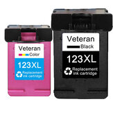 Cartucho de tinta Veteran VH123XL compatível com cartucho HP 123xl para impressoras 2130/2630/3630/3830 para uso em escolas e escritórios