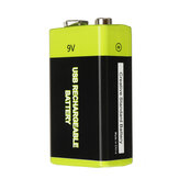 ZNTER S19 9V 600mAh Bateria 9V Lipo z możliwością ładowania przez USB