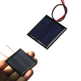 0.25W 5V 45 * 45 mm Mini panel de polisilicio Solar tablero de epoxi con Alambre