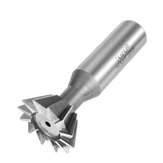Drillpro 60 graden 8-35 mm zwaluwstaartgroef HSS rechte schachtsleuffrees Frees CNC-bit