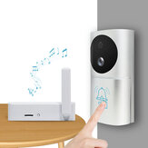 Smart Home Video Dooebell WiFi 1080P 160 ° IR Campanello per porta wireless per visione notturna con sensore di movimento