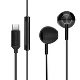 BlitzWolf® BW-ES5 Type-C Earphone Half in-ear Wired Earbuds HiFi Stereo Gaming Headphone Meeting Headset with Mic