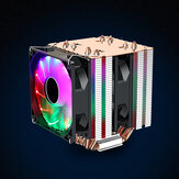 6 Rame Tubo Ventola di raffreddamento CPU a colori ultra-silenziosa Doppia/Tripla Ventola