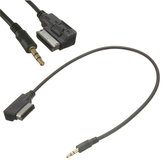 AMI MMI naar 3,5 mm Male Audio AUX MP3 Adapterkabel voor AUDI A3/A4/A5/A6/Q5 VW MK5