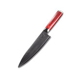 Нож из стали дамасской 8 дюймов FINDKING с ручкой из дерева цвета ножницы Кухонный нож