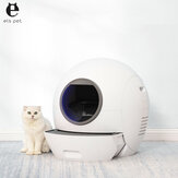 Elspet 4L Smart Cat Toilette, Automatische selbstreinigende Katzentoilette, Geschlossene Haubentoilette für Haustiere, Automatische intelligente Sandkiste mit Fernbedienung per APP, Leiser Betrieb mit UV-Desinfektion