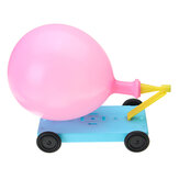 تجربة الفيزياء للسيارة ذات رد فعل البالون للألعاب التعليمية علمية