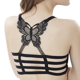 Sexy Strappy Back Wireless Padded Schmetterling BH