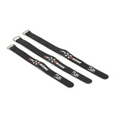 2Pcs RJX Non-Slip Rubberized Alloy Buckle Battery Strap for Batteries and Electronics