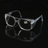 Пластиковые защитные очки-маски прозрачные с защитой боковых укрытий для лаборатории