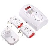 2 en 1 Alarma de Timbre de Seguridad inalámbrica por infrarrojos y Detector de Casa con Control Remoto + Soporte
