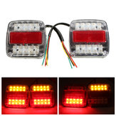 12V LED-es lakókocsi, teherautó, pótkocsi hátsó féklámpa, irányjelző és rendszámtábla világítás