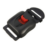Clip Chin Strap Quick Release Buckle For オートバイ Helmet Black Red