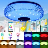 220V RGB LED Müzikli Tavan Lambası Dimlenebilir Bluetooth APP+Uzaktan Kumanda Mutfak Yatak Odası