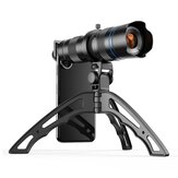 عدسة كاميرا الهاتف المحمول الأحادية مع تكبير تلسكوبي APEXEL HD 20-40X مع حامل ثلاثي وحقيبة تخزين