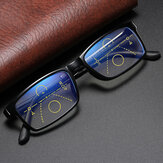 Мужские повседневные очки Jassy Far and Near двойного назначения с защитой от синего света Smart Progressive Auto Zoom HD Reading Очки