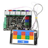 Placa base MKS GEN L + Pantalla táctil LCD de 3,5 pulgadas con WIFI + Kit de 5x controladores de motor paso a paso TMC2209 V2.0 súper silenciosos para impresora 3D