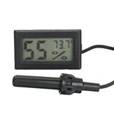 Innebygd Thermo-Hygrometer FY-12 Celsius/Fahrenheit Elektronisk Hygrometer Digitalt Thermo-Hygrometer med Probe