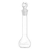 زجاجة قياسية زجاجية شفافة بنوتيل بزجاج للمختبرات الكيميائية