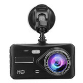 4 Inch 1080P HD Car Dual Lens Front + Rear Car Dash Cam DVR Camera Recorder Touch Screen