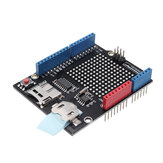 3pcs Data Logger DataLog Shield MicroSD-card + DS1307 RTC Module RobotDyn for Arduino - products that work with official for Arduino boards