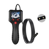 Professional Industrial HD 1080P Borescope Single Camera with 2.4 Inch LCD Screen 50 Meter Pipe Sewer Inspection IP68 Waterproof LED 2600mAh