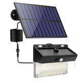 LED solárna rozdelená stolová lampa 3 režimy vodotesné senzory s solárnou lampou na záhradné bezpečnostné steny