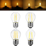 E27 G45 2W 4W żółty ciepły biały żarnik Edison Energy Saving LED żarówka AC220V