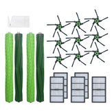 19pcs Replacements for iRobot Roomba S9 S9+ Vacuum Cleaner Parts Accessories Main Brushes*4 Side Brushes*9 HEPA Filters*5 Cleaning Tool*1 [Non-Original]