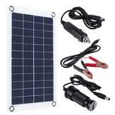 Pin mặt trời 30W 12V đơn tinh thể silicon sạc pin tản nhiệt cho xe ô tô, xe van, thuyền, du thuyền