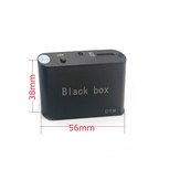 Csak 10g Fekete doboz Micro D1M 1CH 1280x720 30f / s HD DVR Mini FPV AV felvevő támogatás 32G TF SD RC drónhoz