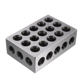 Maquifit 2 uds 25x50x75mm bloques 23 agujeros paralelo bloque de sujeción torno herramientas precisión 0,005mm