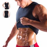 Gilet d'entraînement Thermo Neoprene Sweat Sauna Body Shaper pour hommes avec ceinture amincissante