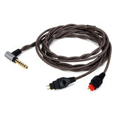 Earmax 4.4mm DIY Reemplazo Auricular Cable de audio para auriculares para Sennheiser HD650 HD600 HD580