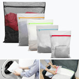 حقيبة غسيل مصنوعة من الشبكة مؤلفة من 5 قطع، مثالية لتنظيم الغسيل وتخزينه خلال السفر