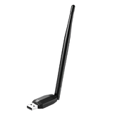 Urant 150M USB WiFi Adaptörü Kablosuz Ağ Kartı 5dBi Anten Taşınabilir Harici WiFi Alıcısı Sürücüsüz UNT-009