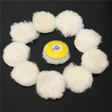 11pcs 3 Inch Woolen Polishing Pad and Buffing Pad Set for Car Polisher