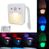 Luz noturna para banheiro com sensor de aromaterapia e 16 cores de LED