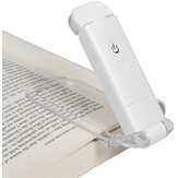 Luz de Lectura de Libro Recargable por USB, Ajustable en Brillo Blanco Cálido para Protección de los Ojos, Luces LED de Pinza para Libros, Luz de Marcador Portátil para Leer en la Cama o en el Coche