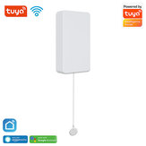 Tuya Smart WiFi Wasserflut-Sensor 2,4 GHz Smart Home Wireless APP Fernbedienung Alarm Push Notification Wasserauslauf-Überlauf-Detektor Kompatibel mit Alexa Google Home