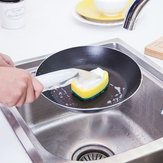 Automatic Refill detergente Escova de limpeza Esponja de cozinha Limpeza Scrubber 