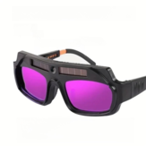 Solar-Powered Automatic Dimming Welding Glasses TIG MIG ARC Suitable Auto Darkening Protective Film Included