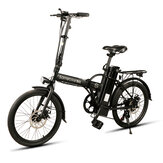 Samebike XW-20ZC Moda Versão 250 W Bicicleta Inteligente Dobrável 6 Velocidade Spoked Roda 36 V 8AH Bicicleta Elétrica 25 km / h Velocidade Máxima Plug UE E-bicicleta