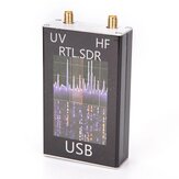 100KHz-1.7GHzソフトウェアラジオフルバンドRTL-SDR受信機航空短波広帯域コンピューターとAndroid電話接続をサポート