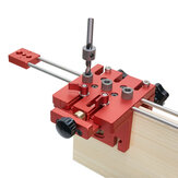 3-in-1-Holzbohrvorrichtung für Holzverbindungen aus Aluminiumlegierung für Möbel-Schnellverbindung und Holzbearbeitung